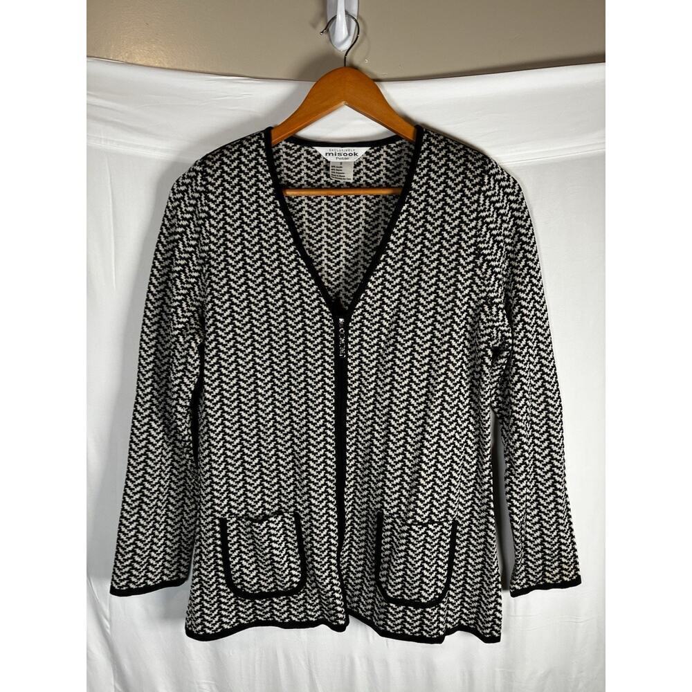 MISOOK Sm Old Money Classic Timeless Jacket Cardigan Sweater Full Zip Capsule